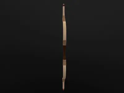Composite Bow Low-poly 3D model purchase