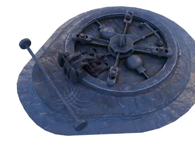 Abandoned Bunker Hatch - Cinematic Environment Asset Free 3D model