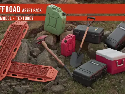 Offroad - AssetPack - 3D Model and Textures 3D model