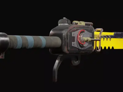 Induction blade Super-heated Free low-poly 3D model