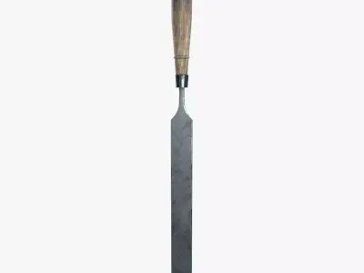 Medieval Chisels V08 Low-poly 3D model