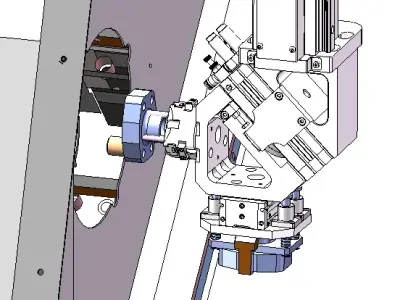 Truss loading and processing equipment 3D model