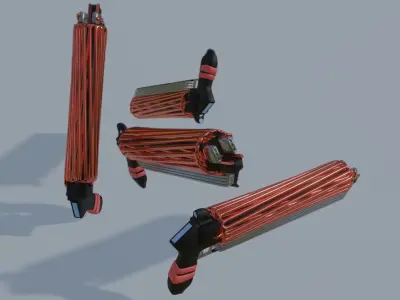 Electromagnetic Gun 3D model