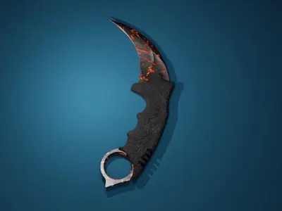 Knife Karambit 3D model