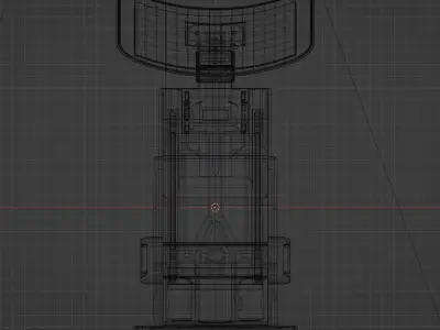 Sci-fi Console 3D model buy