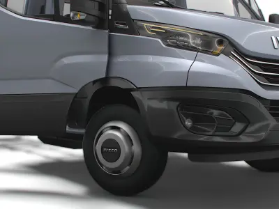 Iveco Daily Crew Cab L5 Chassis 2023 3D model