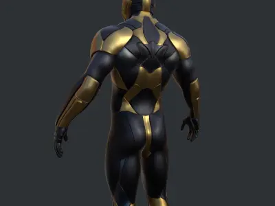 sci fi suit 3D model
