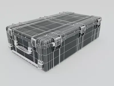 Large Hard Shell Equipment Case Low-poly 3D model purchase