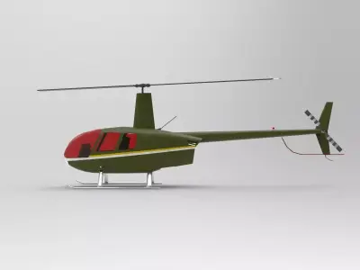 Robinson R66 Turbine 3D model
