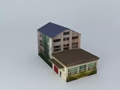 Derelict Factory Sisak Free 3D model