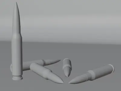Rifle Bullet 3D model