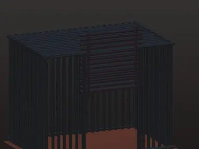 cage  3d model  3D model