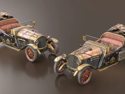  Vintage Steampunk Convertible 