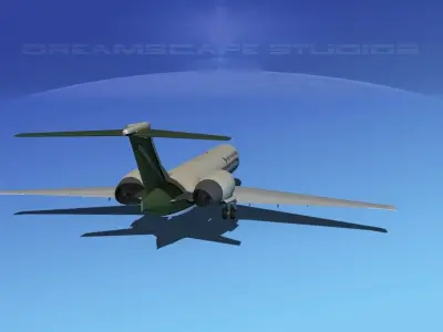 Boeing 717-200 Sierra Express 3D model