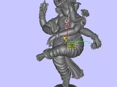 ganesh statue of ganesha 3D print model