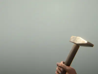 First Person Melee Weapons Pack Low-poly 3D model