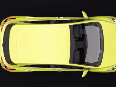 Hyundai i30 Metallic Yellow 3D model