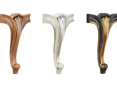 Classic leg 077 3D model