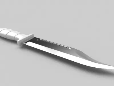  Hunting Knife 02 3D model