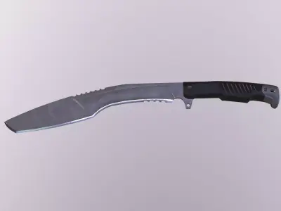 Kukri knife Low-poly 3D model buy