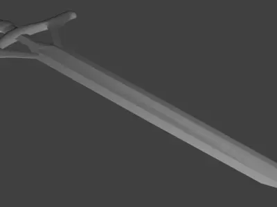 SwoSwo Sword Low-poly 3D model