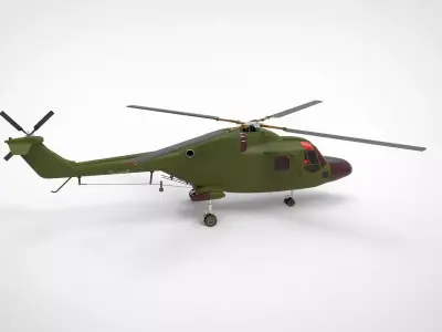 Westland lynx helicopter type 2 3D model