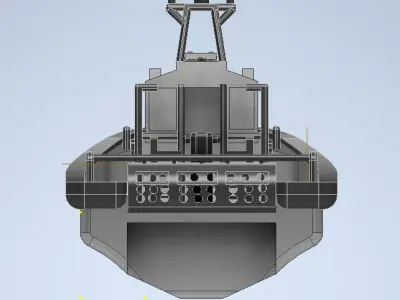 Turkish Coast Guard boat code 901 3D print model