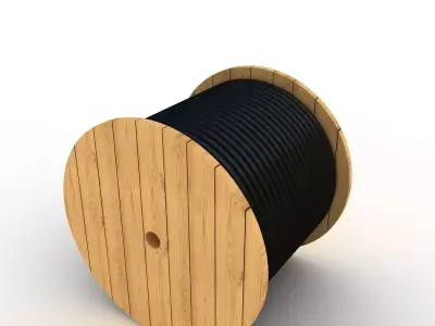 wire spool 3D model
