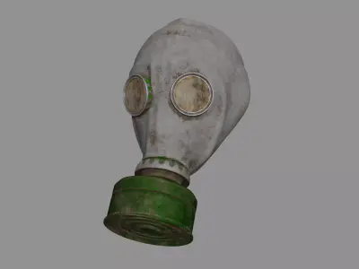 Gas Mask Stalker Type GP - 5 with Filter 3D model