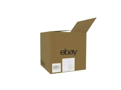Ebay box Low-poly 3D model
