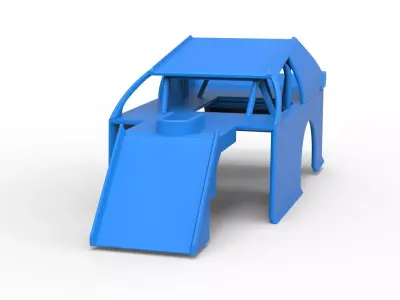 Shell of Mod Lite Race car Scale 1 to 25 3D print model