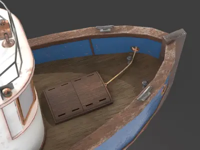 Fishing boat 3D model