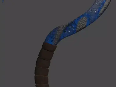 Cronus Sickle - Light Blue 3D model