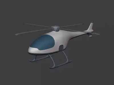 Aircraft Low-poly 3D model get