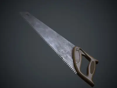 Saw Old Soviet Low-poly 3D model