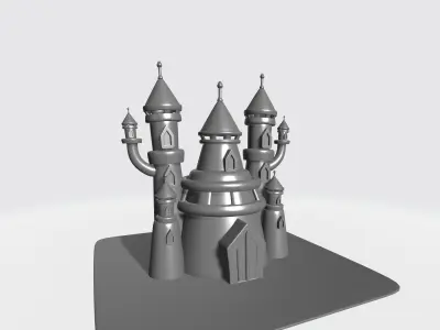 castle  3D model get