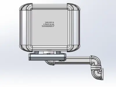 support arm system box controller control box Button box 3D model