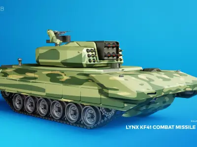 Lynx KF41 Combat Missile Platform 3D model