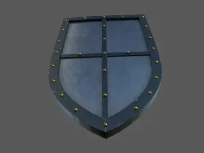 Shield Low-poly 3D model Low-poly 3D model