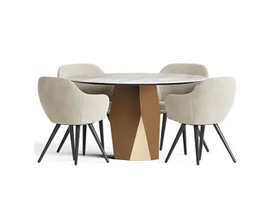 Dining Set 100 3D model