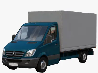 Tilt truck Sprinter 3D model