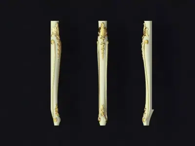 leg High quality 3d models for processing on a cnc machine  3D model