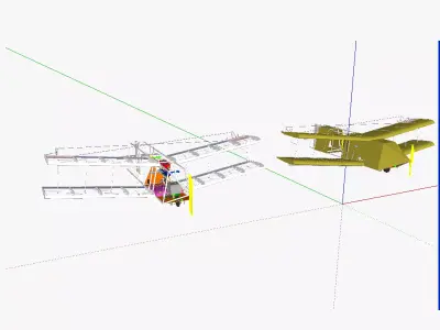 AT UAS Unmanned aerial system 3D model