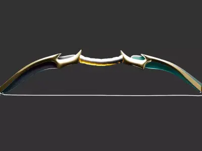 BOW MODEL  Low-poly 3D model