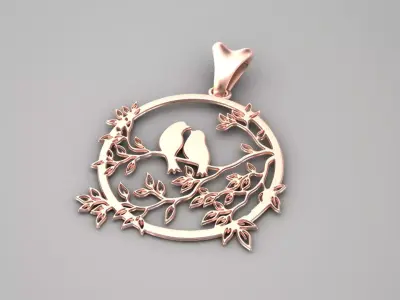 Love Birds Free 3D print model
