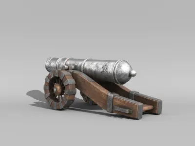 Pirate Cannon 3D model purchase