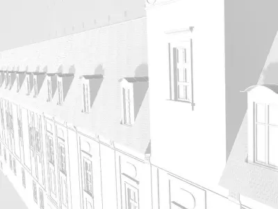 Renaissance-Baroque Castle 3D model