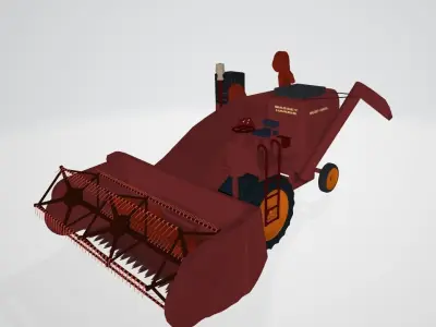 Massey Harris Combine Harvester 3D model