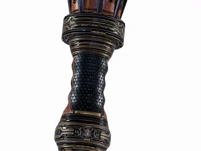 Mace X adamantium sword Low-poly 3D model