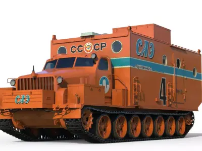 Kharkovchanka-2 Soviet Antarctic Cruisers STT  3D model